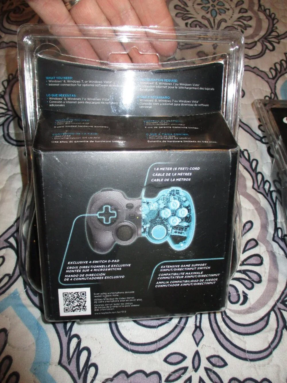2 NEW!! Logitech - F310 Gaming Pad - Blue/Black